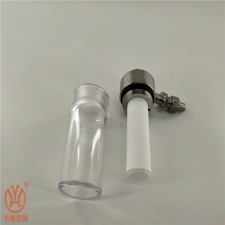 華豫濾器供應(yīng)DTC03D-1水樣PE燒結(jié)濾芯